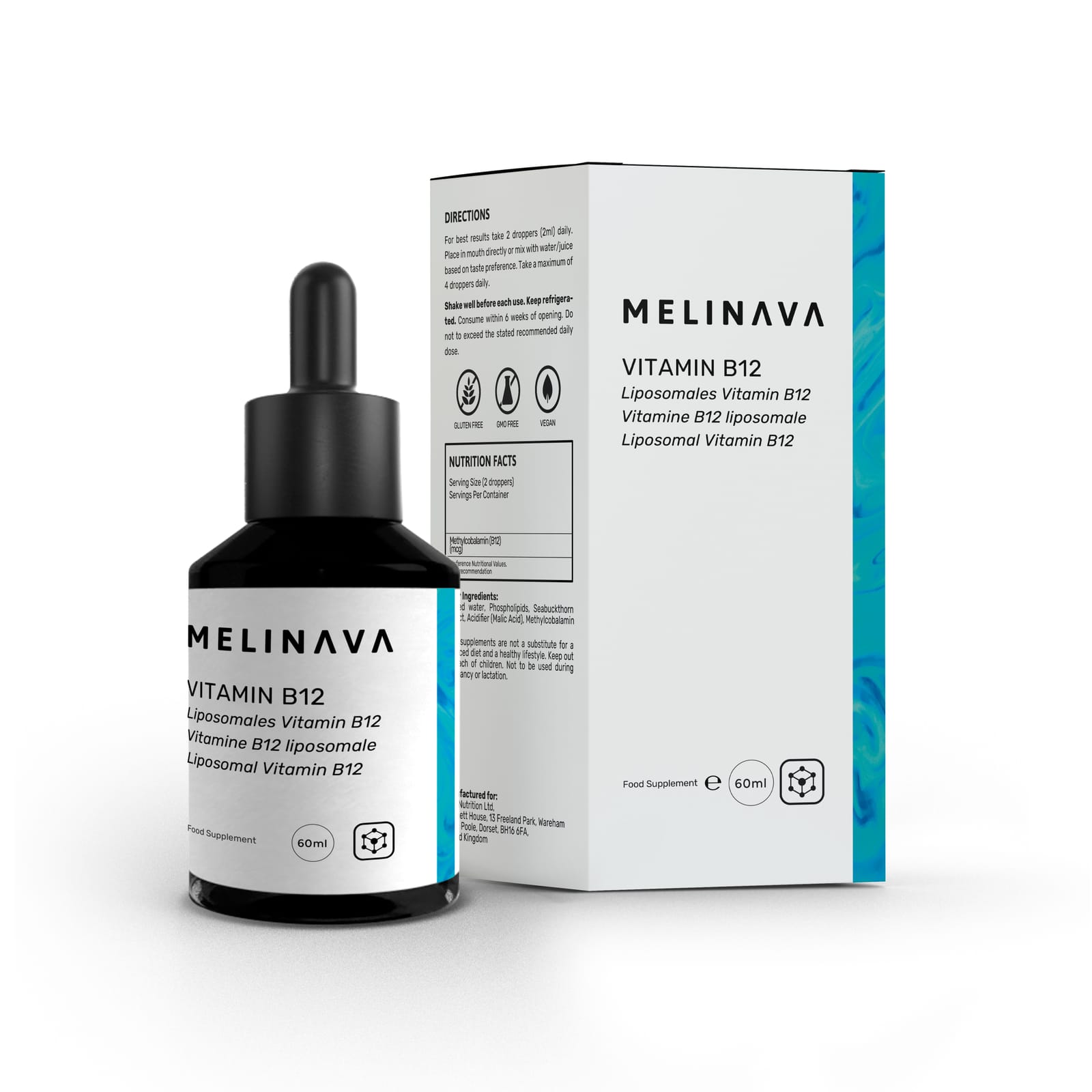MELINAVA Vitamine B12 Liposomal